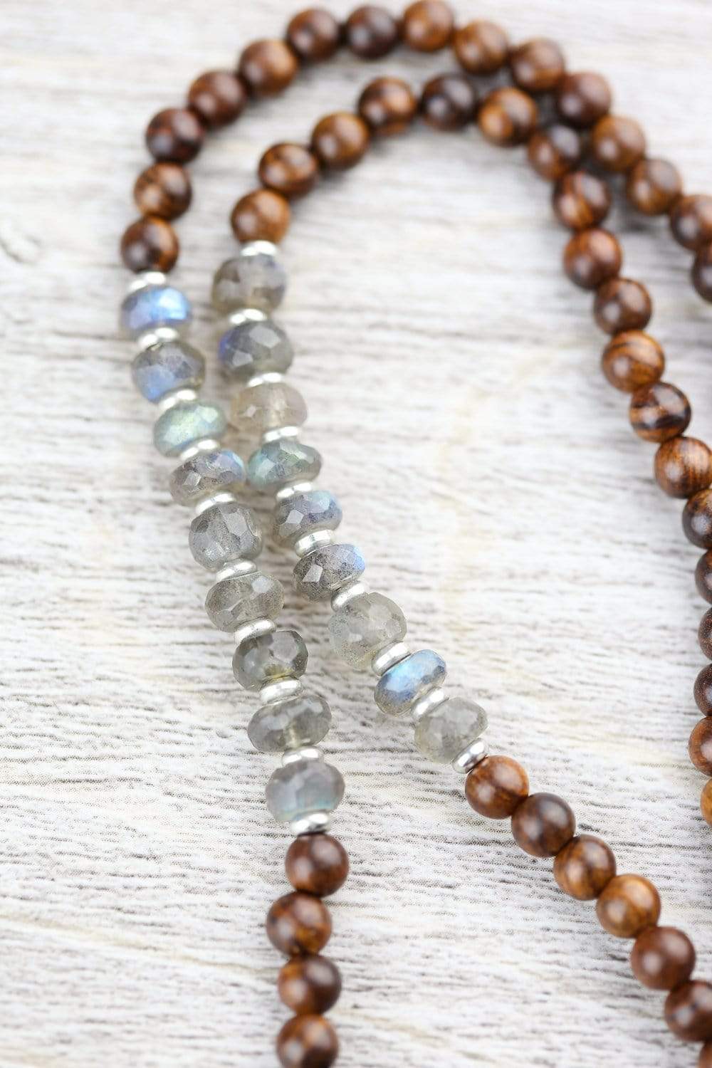 Tree of Life Healing Mala Beads - 108 Natural Gemstone Prayer Necklace for Meditation, Yoga & Spiritual Protection - Perfect for Mindfulness, Stress Relief & Positive Energy