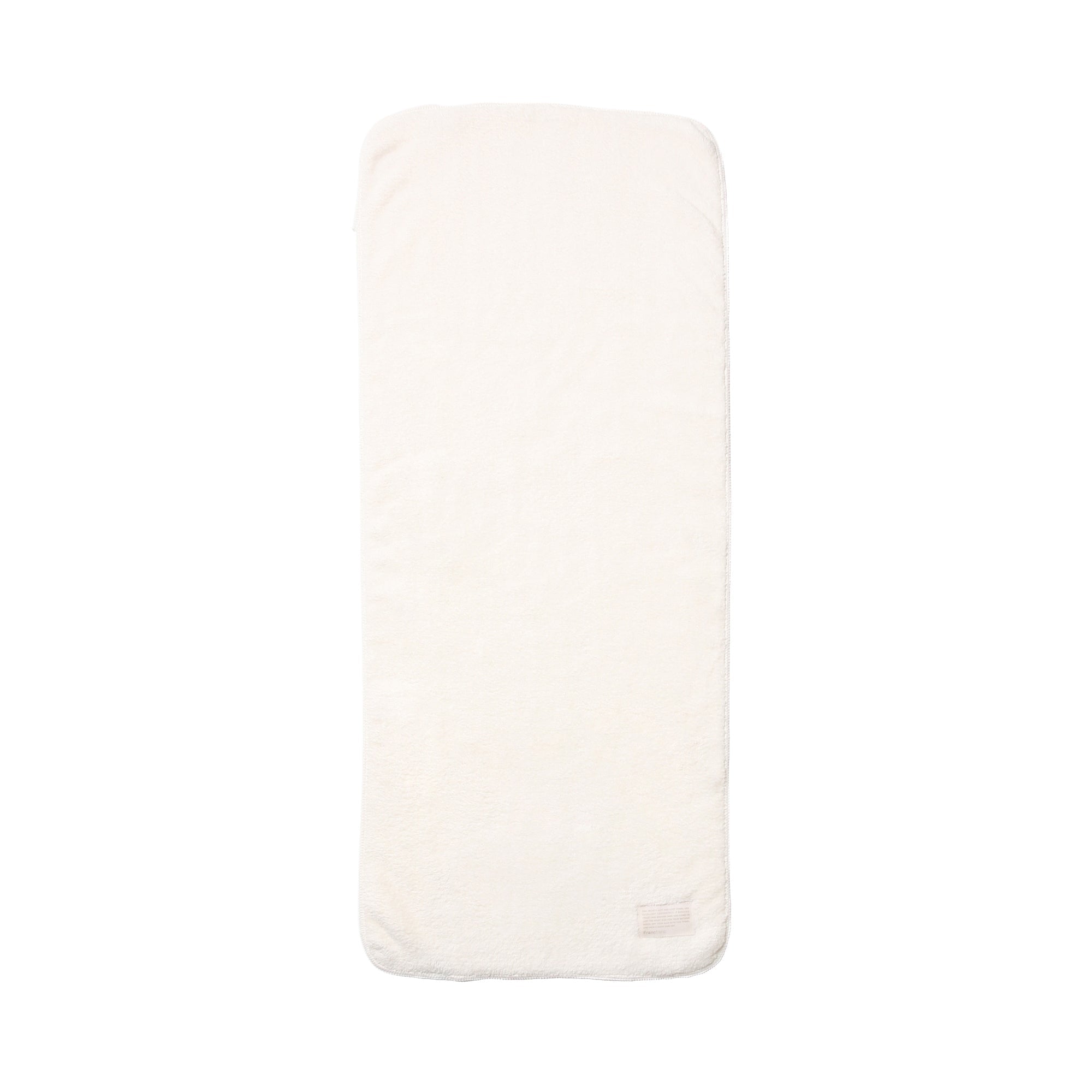 Premium Microfiber Face Towel - Soft & Absorbent Ivory Facial Cloth for Skincare, Makeup Removal & Travel - Gentle Exfoliation & Quick Drying