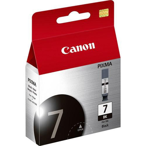 Canon PGI-7 BK Black Ink Cartridge - High-Quality Replacement for Canon Printers - Perfect for Home, Office & Photo Printing