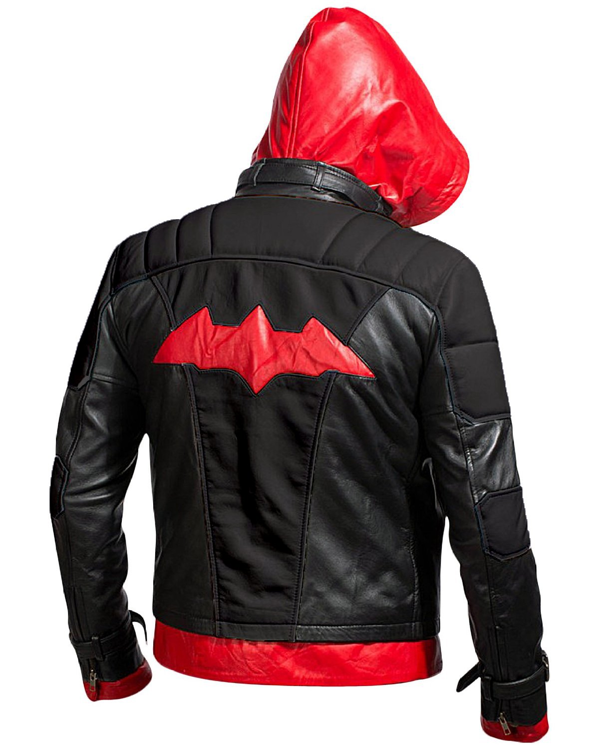 Stylish Red Hood Men's Vest & Jacket 2-in-1 - XL Size | Cosplay, Halloween Costume, LARP, Anime Convention Outfit