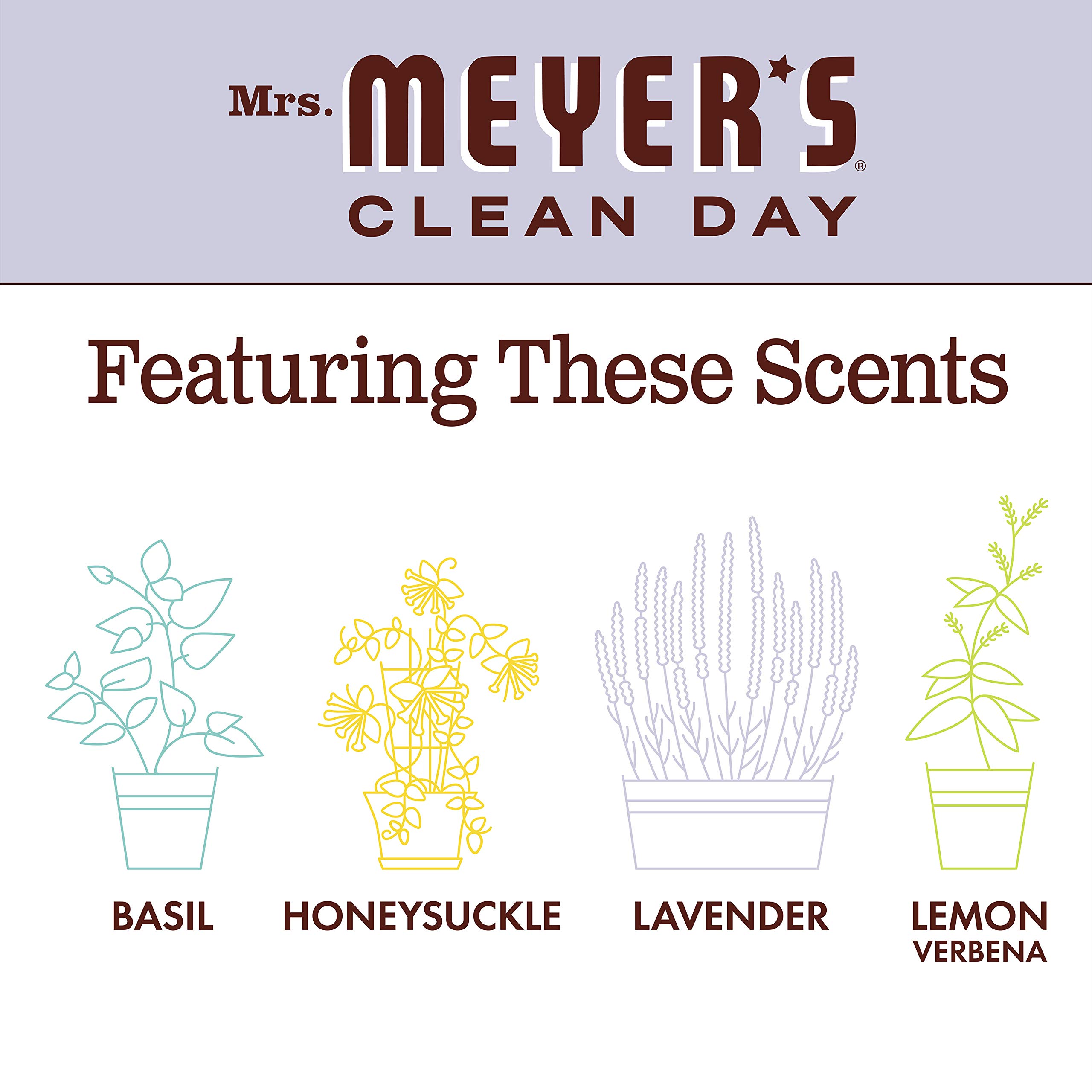 Mrs. Meyer's Lavender Scented Dryer Sheets - 80 Count (Pack of 5) | Natural Fabric Softener for Laundry | Perfect for Softening Clothes & Reducing Static in Dryer - Fresh Lavender Fragrance for Bedding, Towels & Everyday Wear