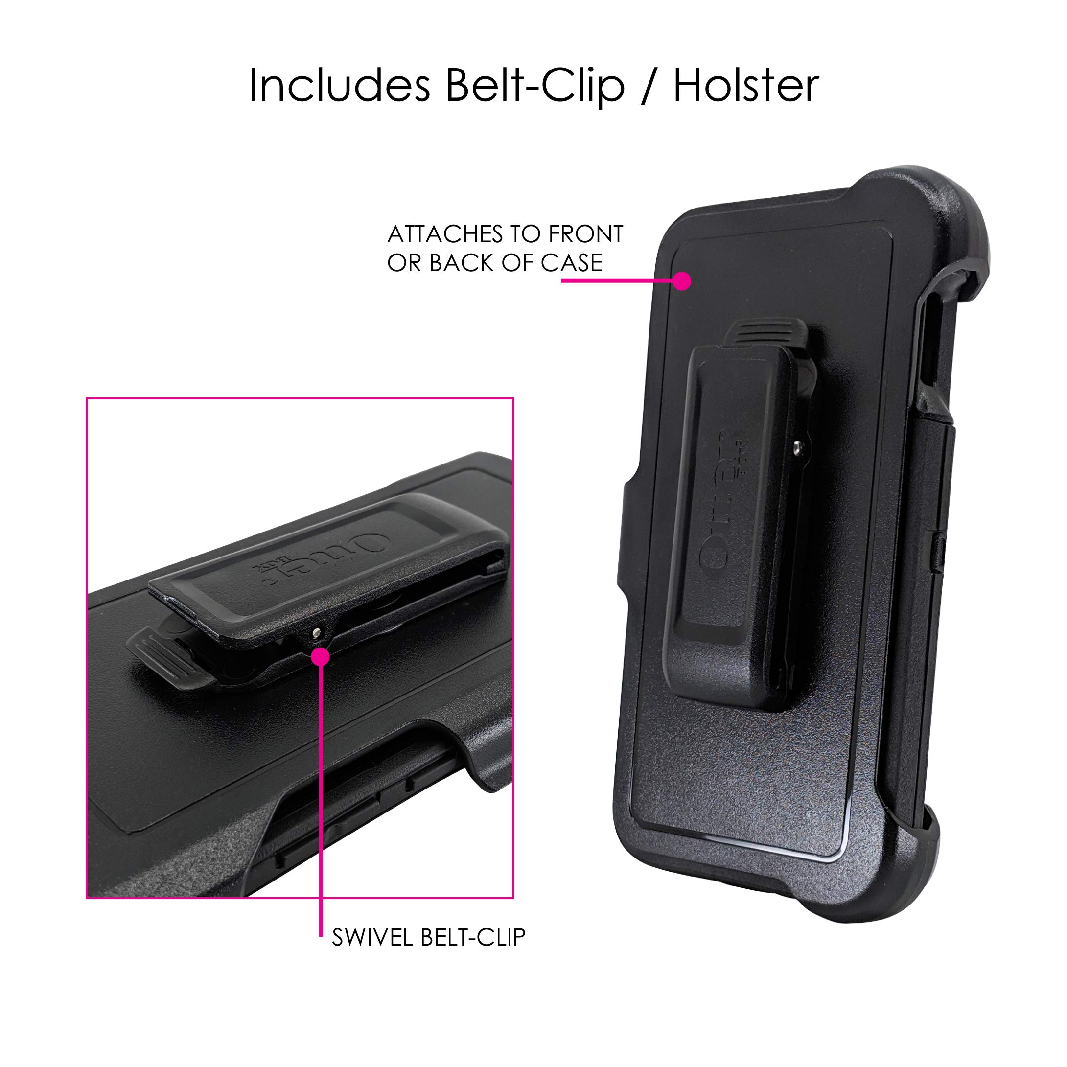 DistinctInk Samsung Galaxy S10e Case (5.8 Inch) - Durable Protective Phone Cover | Black VHS Video Tape Design | Shockproof Replacement for OtterBox Defender | Perfect for Outdoor Activities, Travel & Daily Use