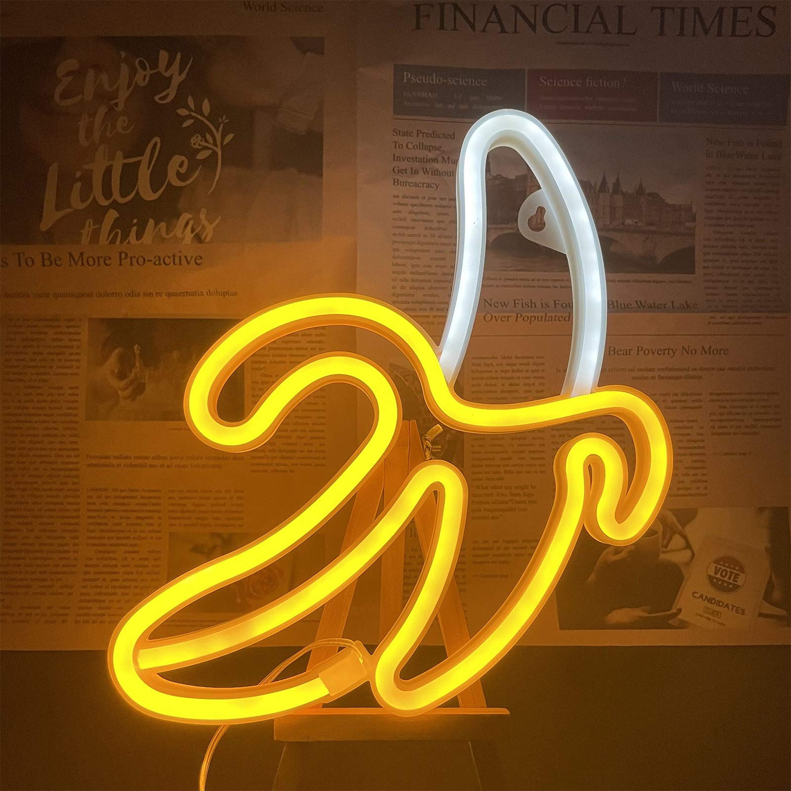 ENUOLI Banana Neon Sign - 11.22