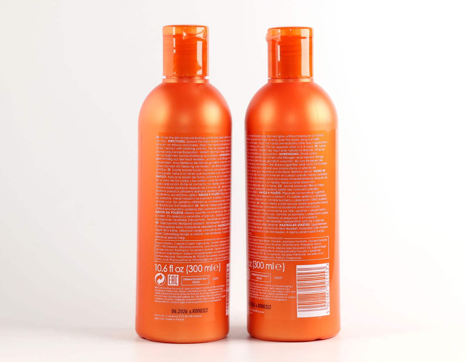 Ziaja Subtle Bronze Body Lotion 300ml - Natural Tan Enhancer & Moisturizer for Smooth, Glowing Skin | Perfect for Summer, Vacations & Everyday Radiance