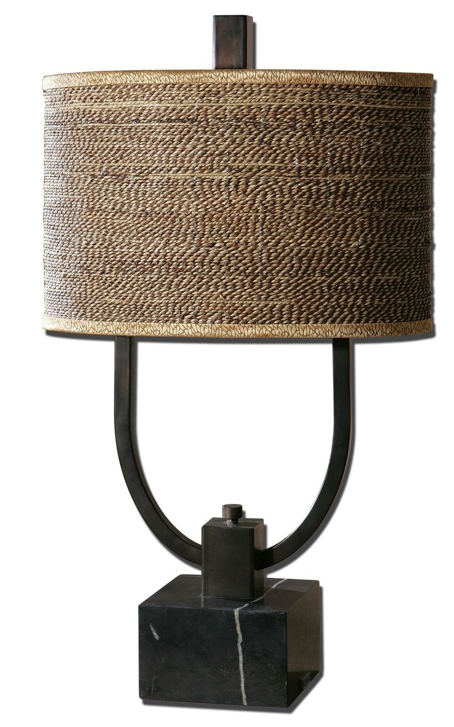 Rustic Bronze Stabina Lamp - Vintage Industrial Table Light for Living Room, Bedroom & Office Decor | Perfect for Farmhouse, Loft & Modern Interior Design