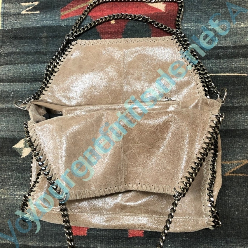 Vintage Handmade Rustic Tan Leather Fringed Crossbody Bag - Boho Chic Purse for Women, Perfect for Music Festivals & Everyday Use