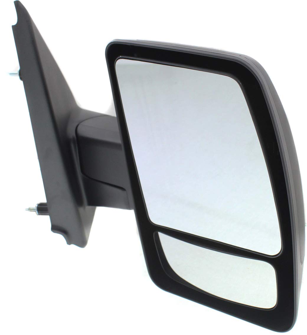 Garage-Pro Power Non-Heated Mirrors for Nissan NV2500 NV3500 NV1500 (2012-2021) - Driver & Passenger Side Manual Fold with Spotter Glass, Textured Finish - Perfect for Commercial Vans & Fleet Vehicles