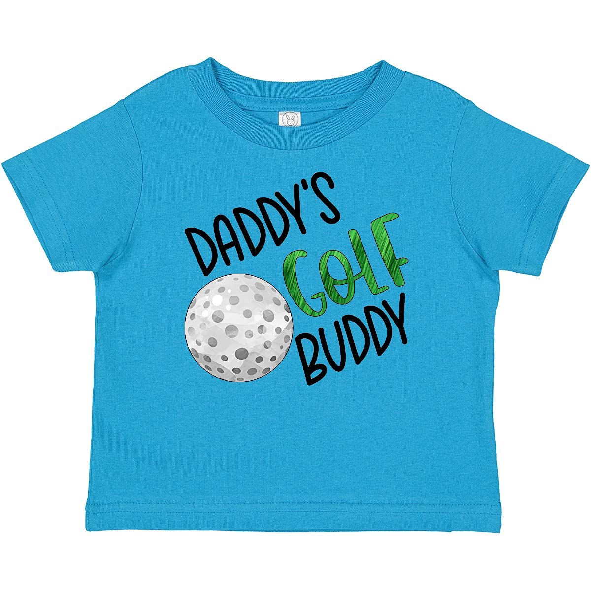 Inktastic Daddy's Golf Buddy with Golf Ball Baby T-Shirt - Cute Golf-Themed Outfit for Father's Day, Baby Shower & Family Golf Events