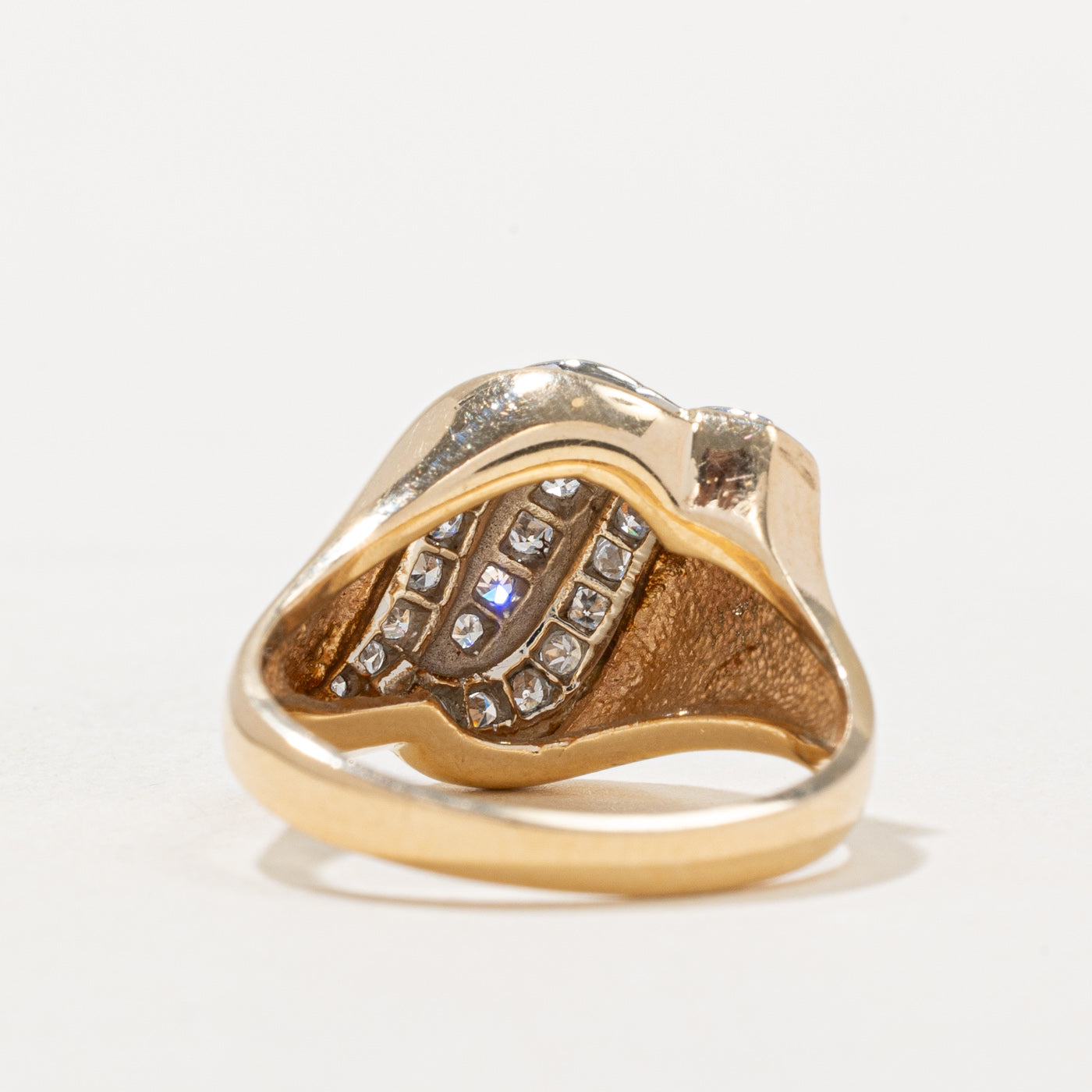 0.25ctw Diamond Waterfall Ring for Women - Size 6.5 | Elegant Wedding, Engagement & Anniversary Jewelry Gift | Perfect for Bridal, Party & Special Occasions