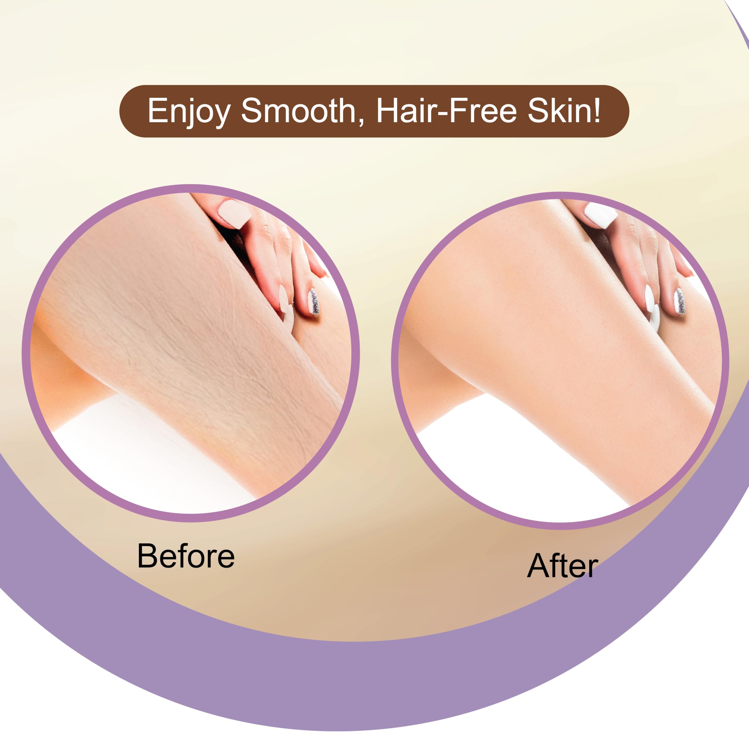 DR.Rashel Insta Smooth White Chocolate Wax Strips - 24 Count for Face & Body Hair Removal | Painless & Gentle Waxing Kit for Smooth Skin | Perfect for Home Use, Travel & DIY Beauty Care