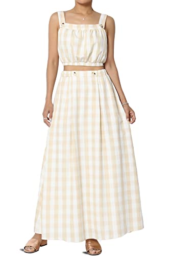 Gingham Taupe