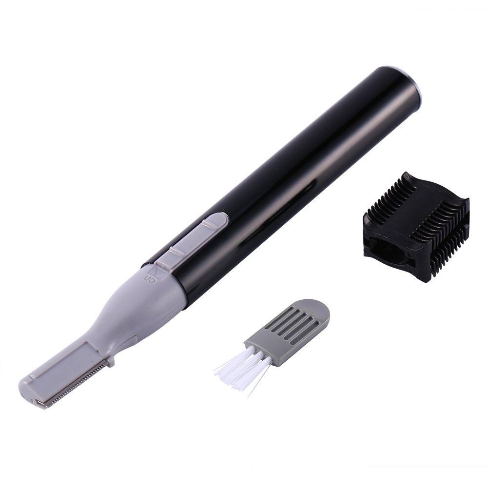 Electric Eyebrow Trimmer for Women & Men - Rechargeable Facial Hair Remover, Eyebrow Shaper & Body Groomer - Portable & Painless for Eyebrows, Upper Lip, Chin & Bikini Line - Perfect for Travel & Daily Grooming