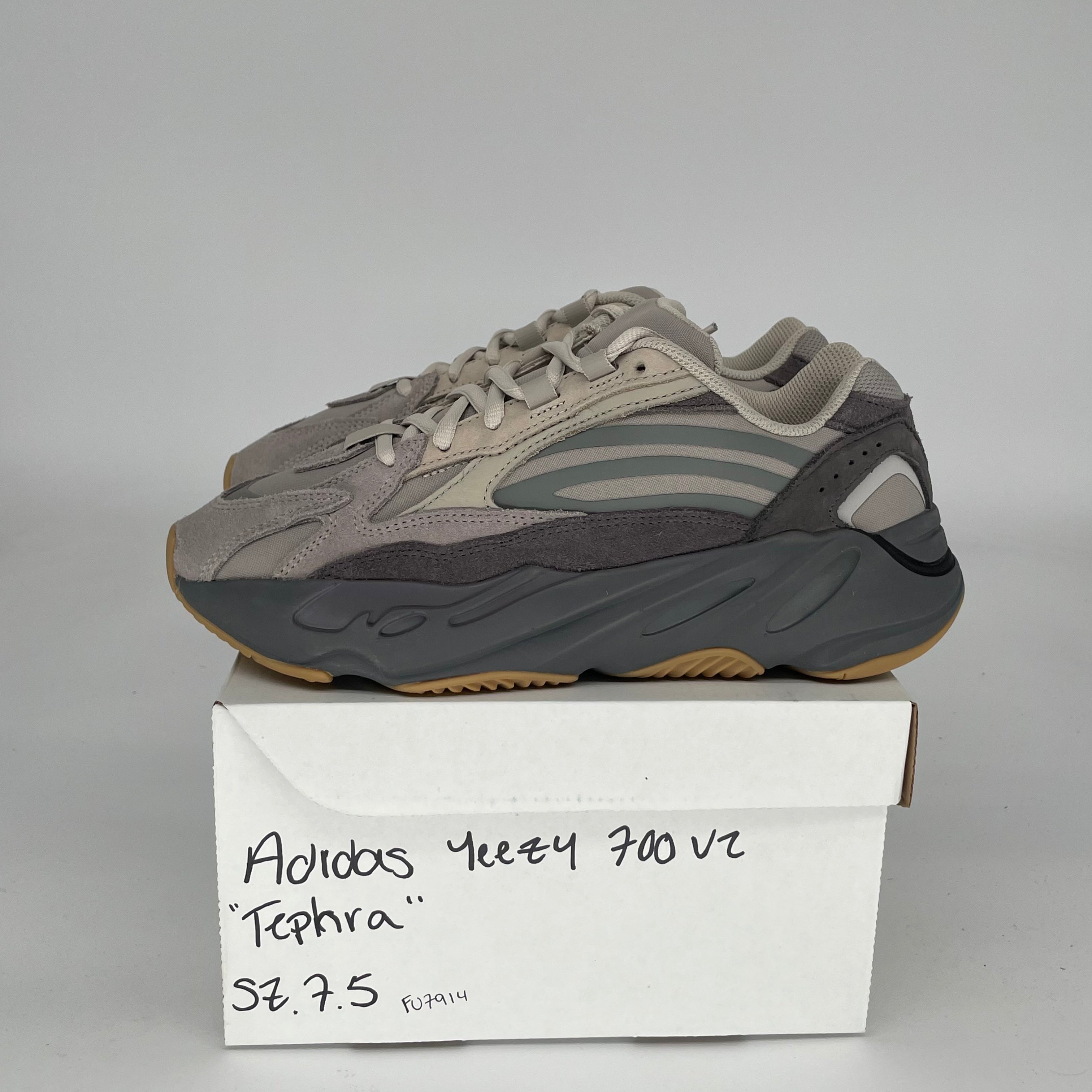 Adidas Yeezy 700 V2 Tephra Sneakers - Men's Size 7.5 (FU7914) | Comfortable Running Shoes for Casual Wear & Gym Workouts