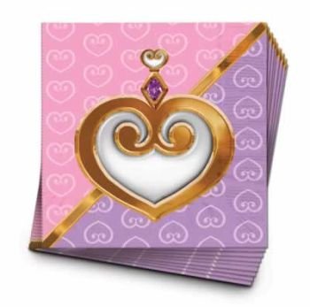 Disney Princess Party Beverage Napkins - 16 Pack Colorful Paper Napkins for Birthday, Baby Shower & Wedding Celebrations - Perfect for Kids' Parties & Special Events