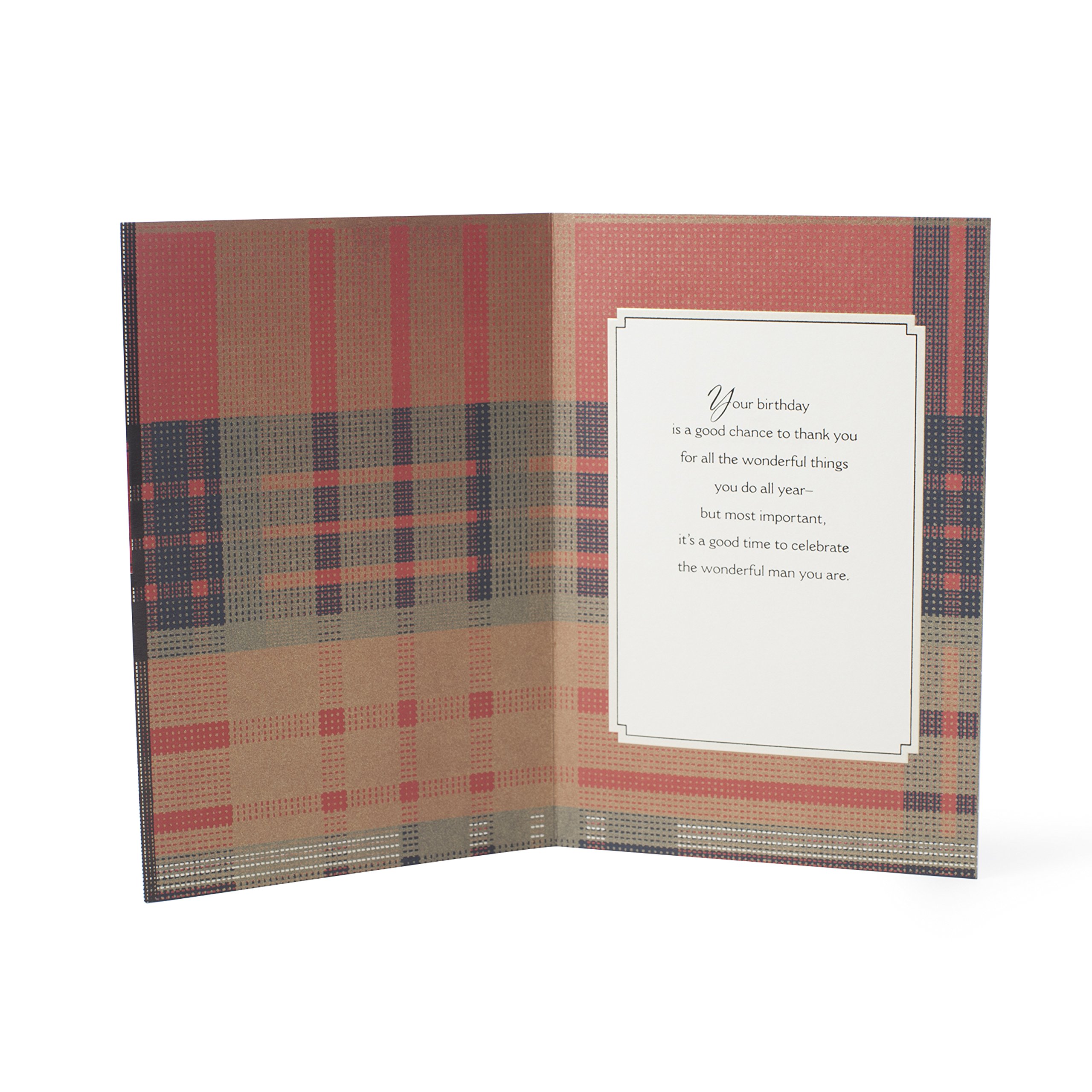 Hallmark Birthday Greeting Card for Dad - Wonderful Man Father's Day Card with Heartfelt Message | Perfect for Father's Day, Birthday Gifts & Special Occasions