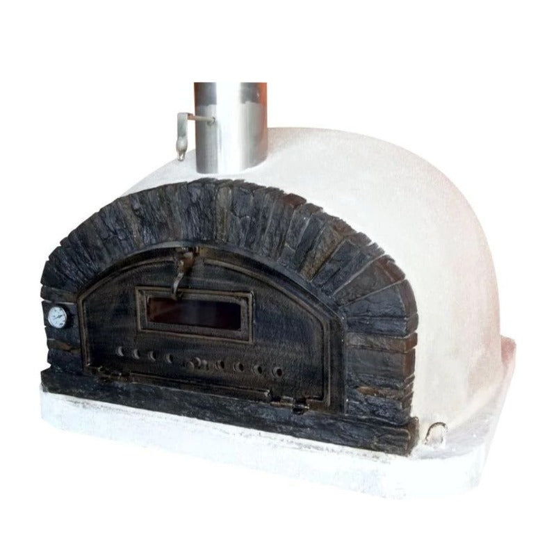 Buena Ventura Premium Black Brick Wood Fired Pizza Oven - Outdoor Backyard Cooking, Italian Style Pizza Making, Perfect for Patio & Garden Parties