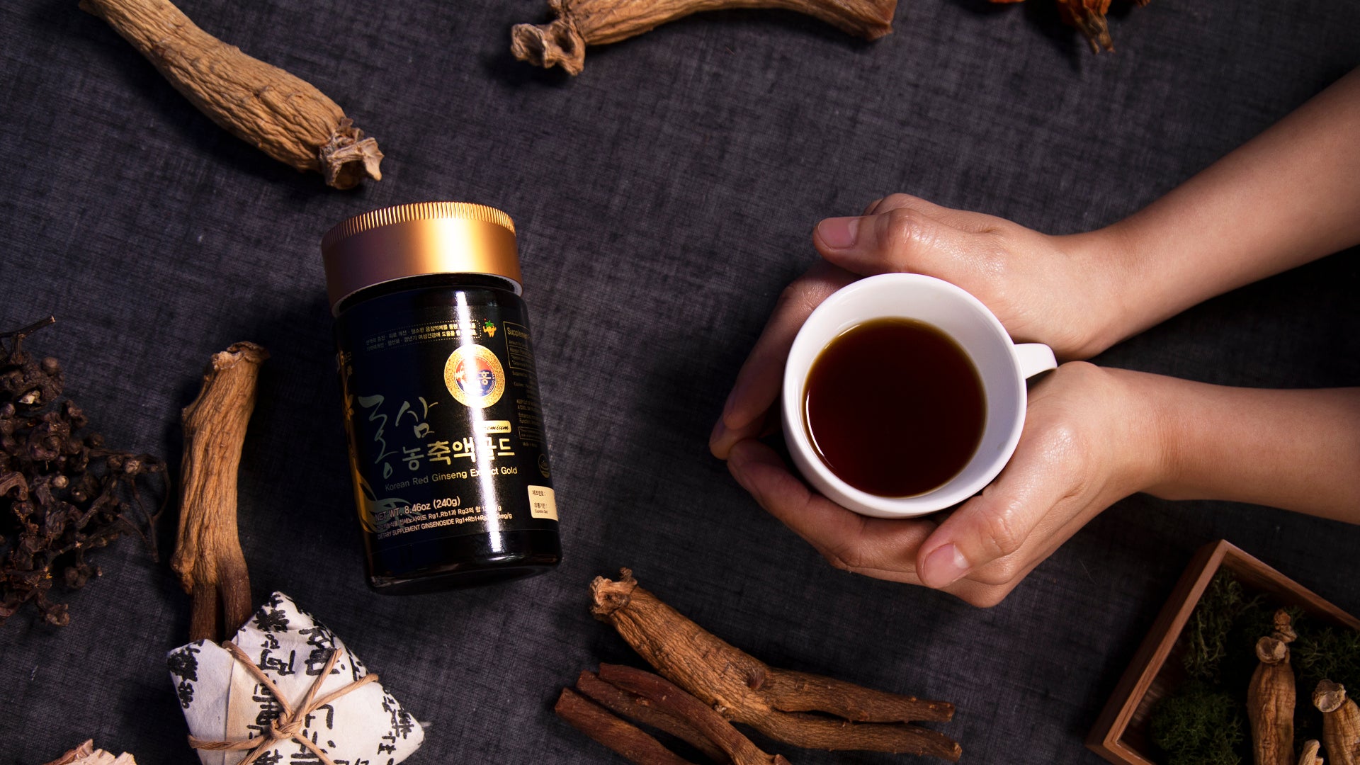 Premium Korean Red Ginseng Extract 2000mg per Serving - 240g Gold Grade for Energy Boost & Immune Support - Ideal for Daily Wellness & Stress Relief