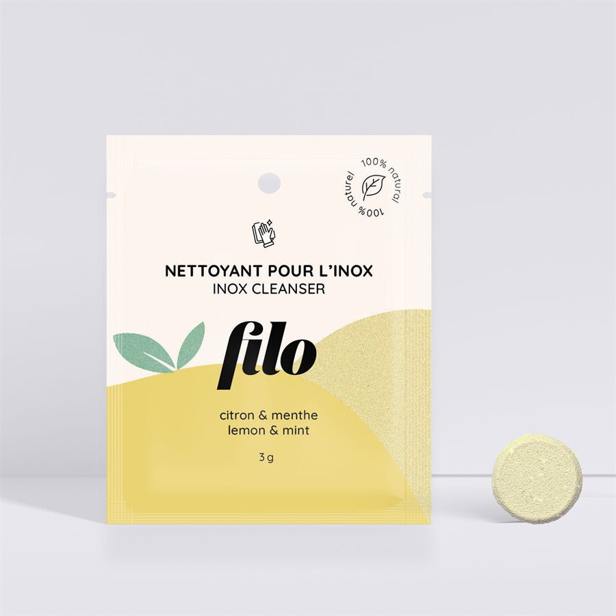 Stainless Steel Cleaning Tablets for Kitchen Sink, Pots & Pans - Filo Eco-Friendly Rust & Stain Remover - Perfect for Home, Restaurant, and Commercial Use
