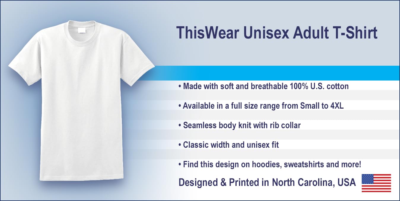 ThisWear Disc Golf Word Collage T-Shirt - Fun Disc Golfing Gift for Players & Fans - Perfect for Tournaments, Casual Wear & Outdoor Activities