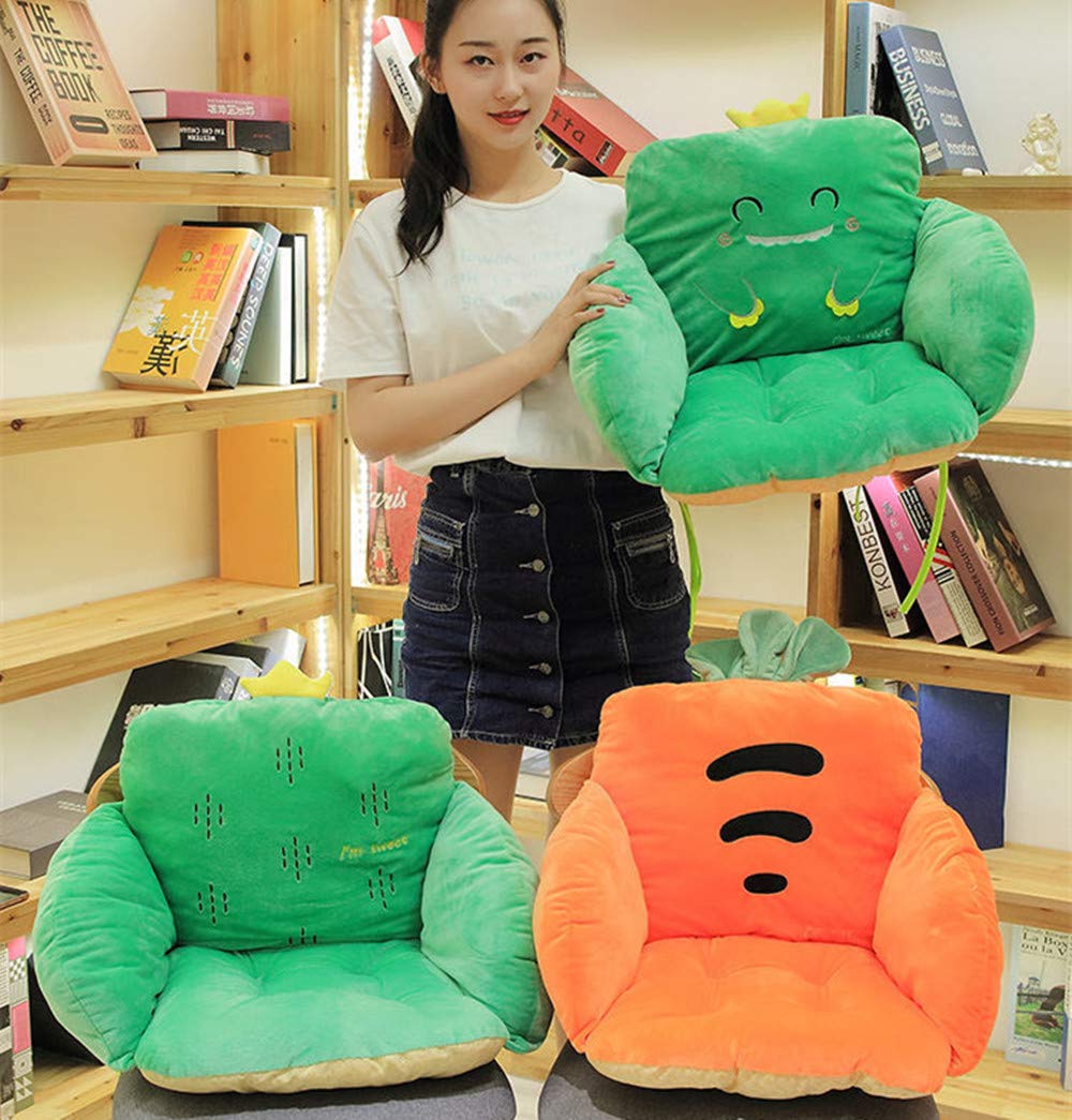 WUYU Plush Dinosaur Cushion - Soft Tummy Time & Seated Support Pillow for Babies & Office Comfort - Ergonomic Fruit-Shaped Chair for Nursing, Playtime & Relaxation - Perfect for Nursery, Workstation & Lounging