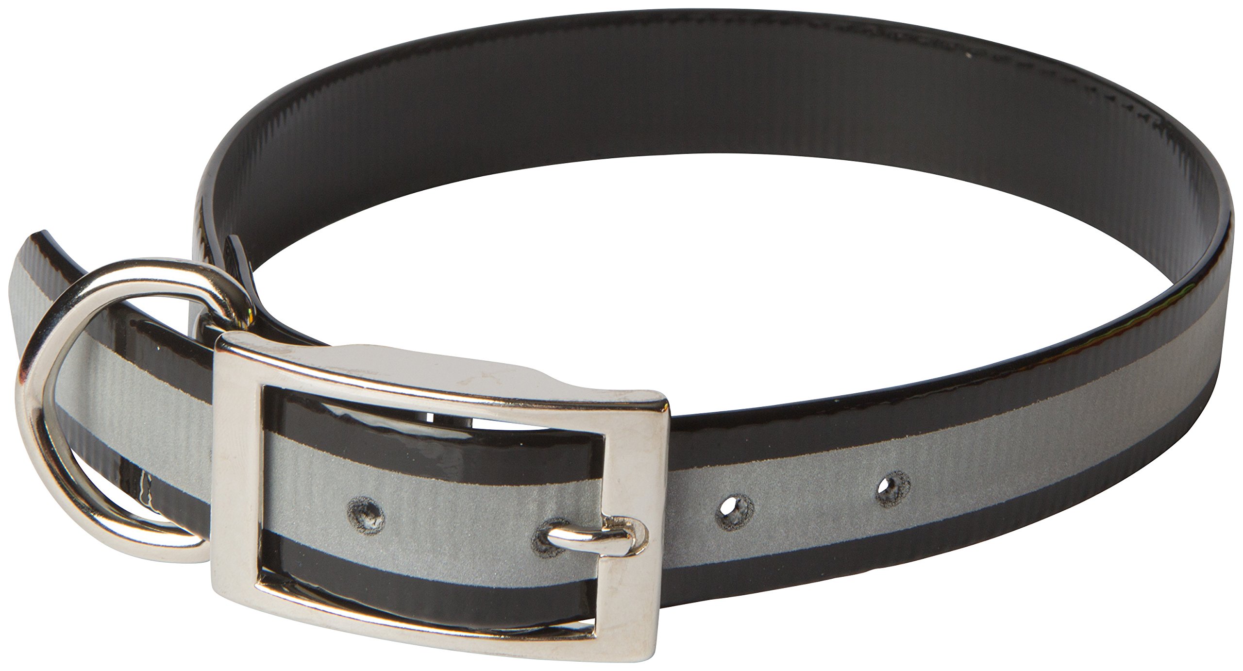 Sunglo Reflective Dog Collar - Adjustable Black Pet Collar for Small to Medium Dogs, 1