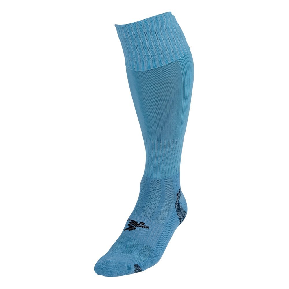 Precision Plain Pro Football Socks for Kids - White - Breathable Athletic Socks for Youth Soccer, Running & Training - Junior Sports Socks with Arch Support & Cushioned Sole