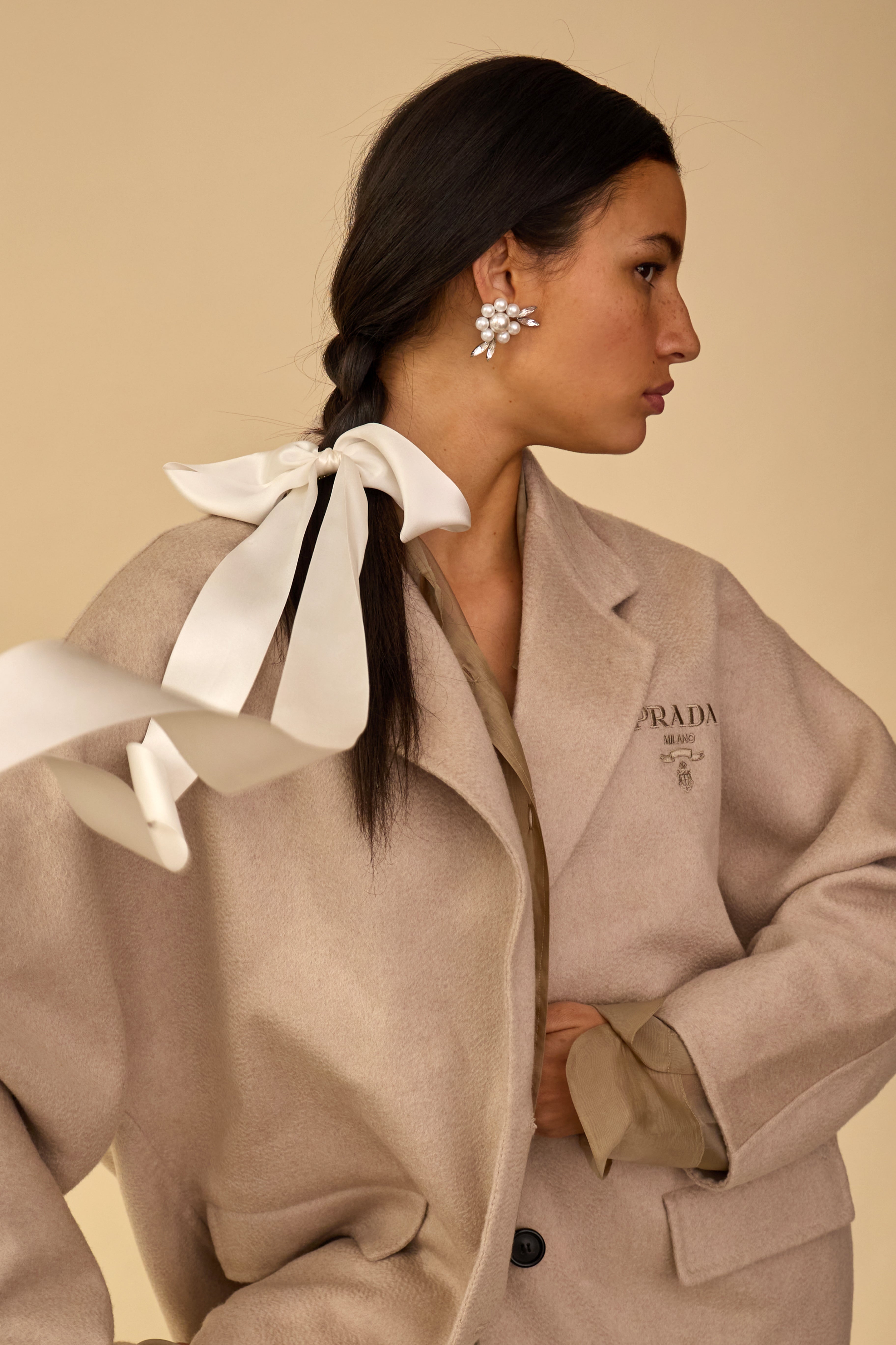 Hannah Floral Pearl and Crystal Earrings for Women - Elegant Dangle Drop Earrings for Wedding, Party & Special Occasions