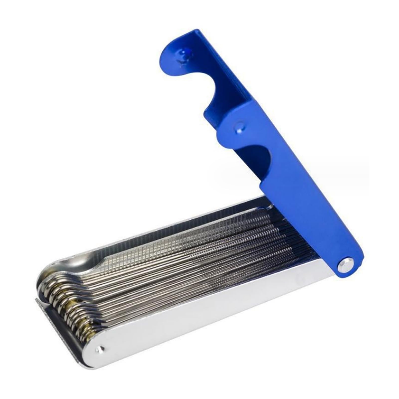 2-Piece Welding Tip Cleaner Kit with Cutting Torch Tip Cleaner & Guitar Nut Files - Professional Carbon Steel Tool Set for Bridge Saddle, Carburetor Jets, Gas Nozzles, Welder Orifices & Sprinkler Maintenance - Ideal for Metalworking, Guitar Repair and Plumbing Applications