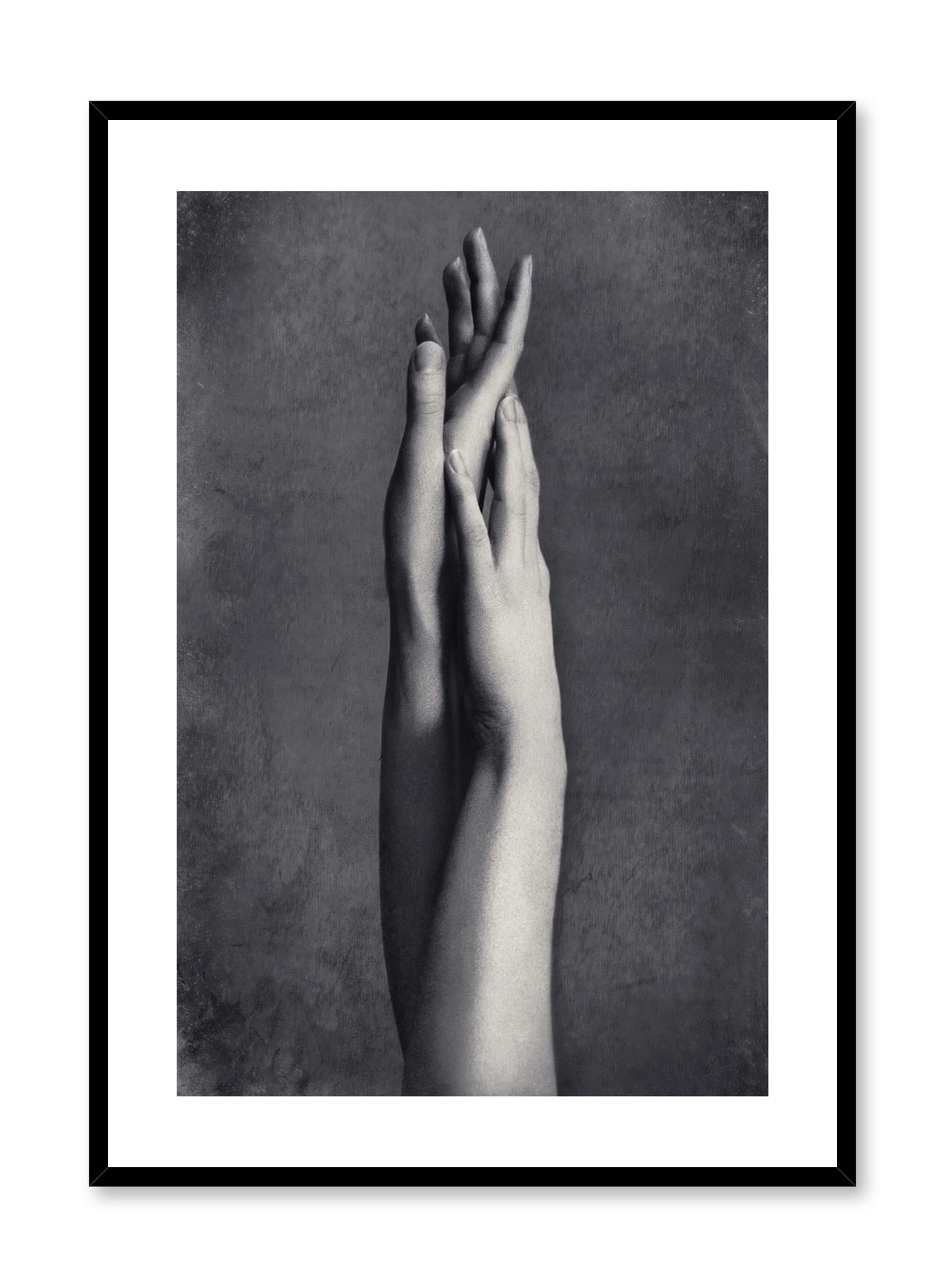 Hands Poster - Motivational Wall Art for Office & Home Decor - Inspirational Quotes & Positive Vibes for Workspace & Living Room