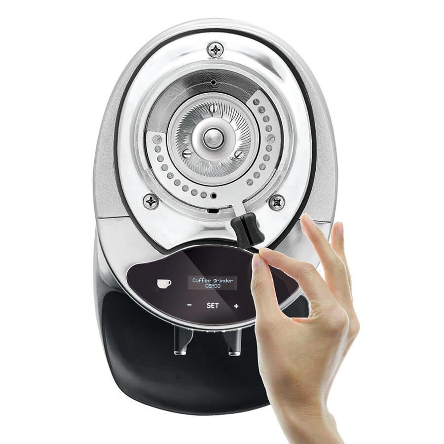 Ceado E37S Worm Gear Espresso Grinder - Commercial Grade Coffee Bean Grinder for Espresso Machines - Perfect for Coffee Shops, Restaurants & Home Baristas