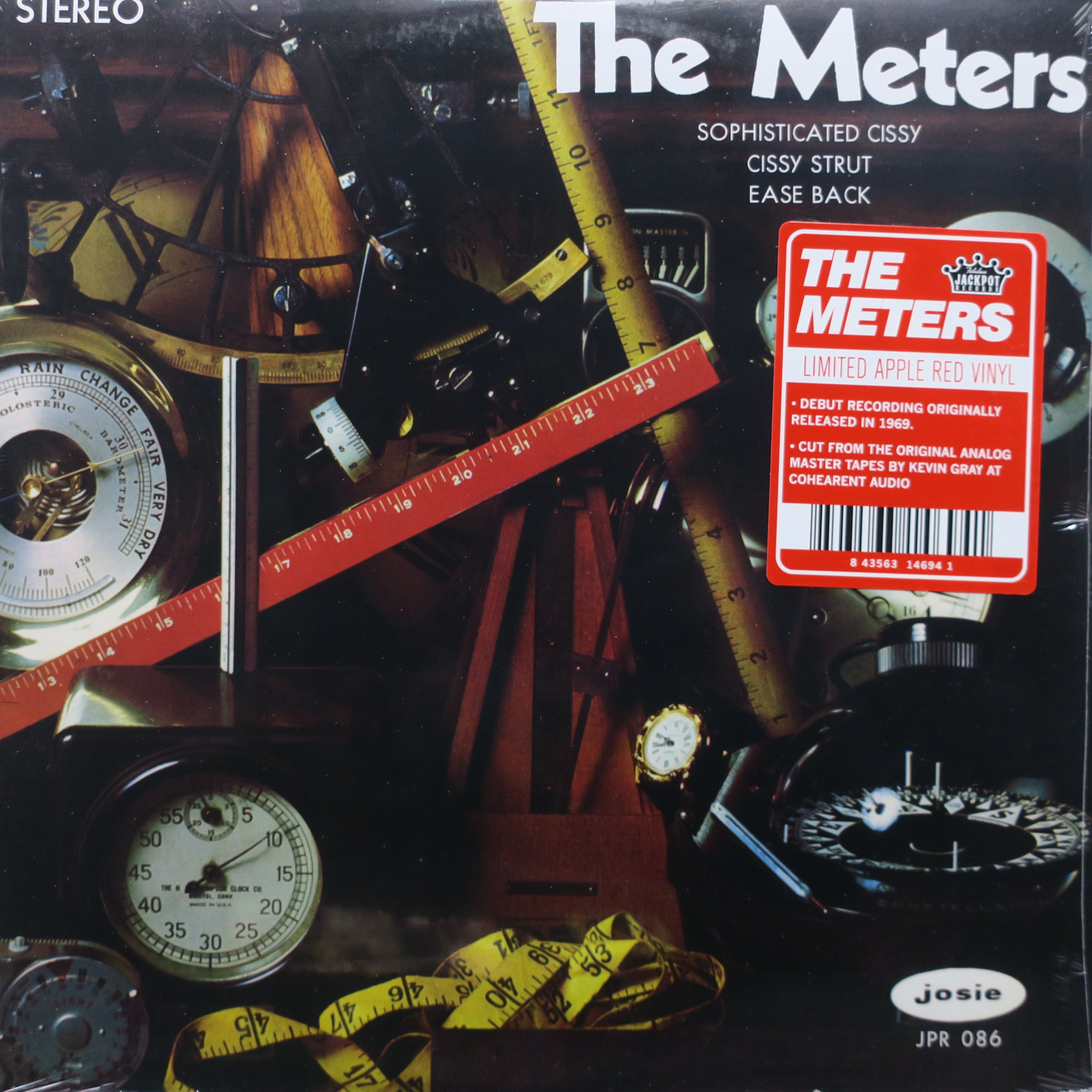 METERS s/t APPLE RED Vinyl LP Record - Classic Funk Soul Music Album for Collectors & Audiophiles - Perfect for Home Listening & Music Enthusiast Gifts