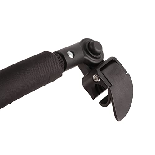 Universal Baby Stroller Armrest & Comfortable Bumper Bar - Easy Installation, Foldable Design - Compatible with Yozeno Strollers (Black) - Perfect for Walks, Shopping & Travel with Your Baby