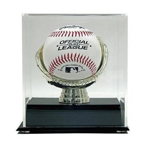 Premium Gold Glove Baseball Display Case - Professional Quality for Awards & Memorabilia - Perfect for Trophies, Collectibles & Home Decor