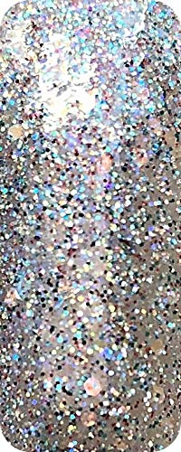 SHEBA NAILS ACRYLIC Glitter Powder 1OZ - ICICLE | Professional Nail Art Glitter for Acrylic Nails, Manicures & Pedicures | Perfect for Salon, Home Use & DIY Nail Designs
