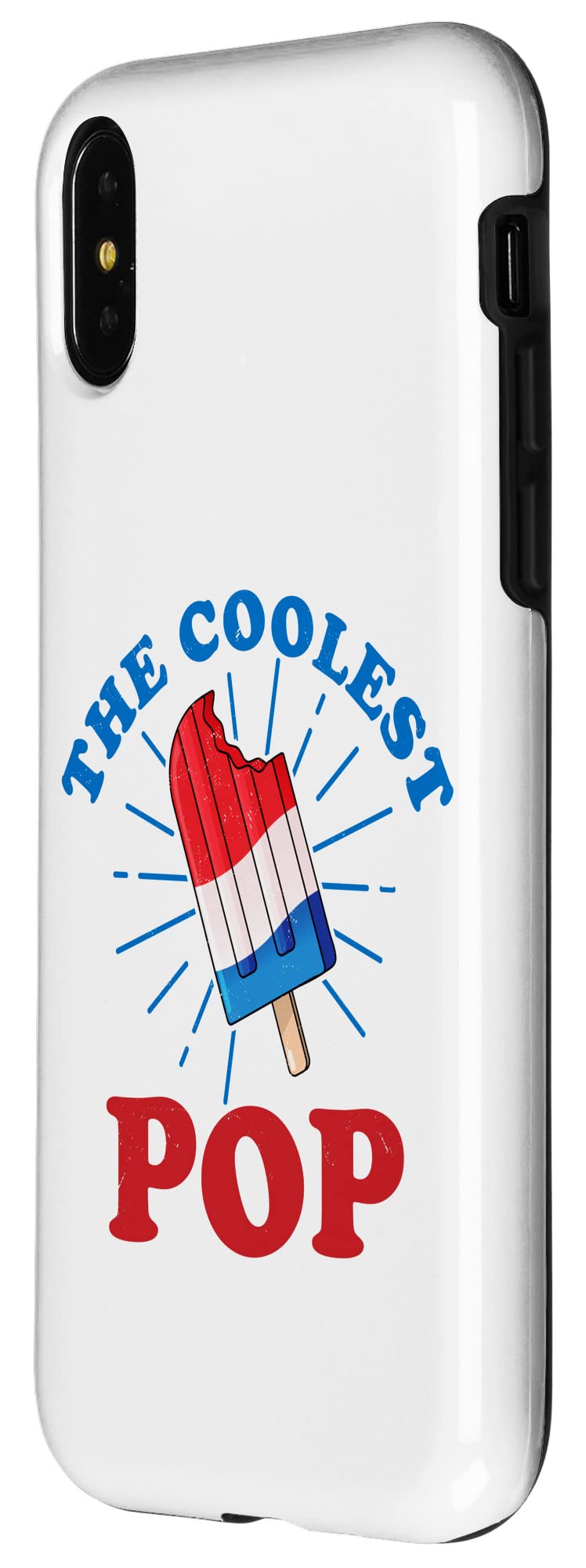 iPhone X/XS Funny Frozen Ice Pop Phone Case - Coolest Pop Design for Fathers Day Gifts - Perfect for Birthday, Christmas, and Everyday Use