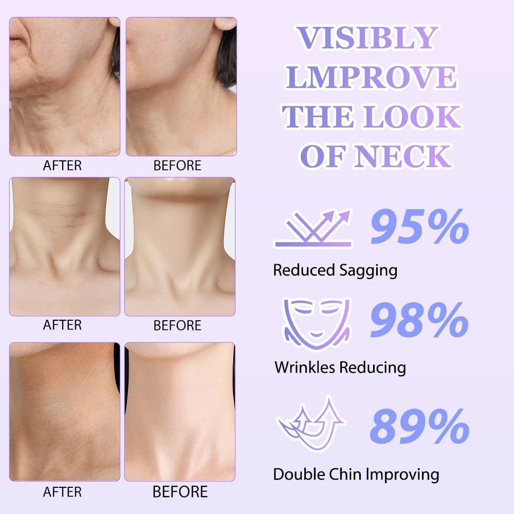 Anti-Aging Neck Firming Cream - Tighten, Lift & Moisturize Sagging Neck Skin - Wrinkle Reducing Face & Décolleté Cream for Women - Perfect for Night Routine & Daily Skincare