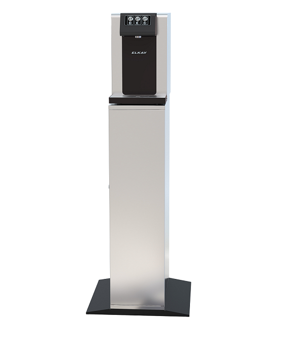 Elkay Stainless Steel Water Dispenser Cabinet - Under Sink Water Filter System for Kitchen & Office | Cold & Hot Water On Demand