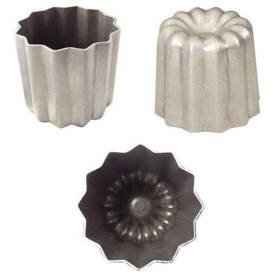 Premium Aluminum Cannele Mold - Professional French Pastry Baking Tool for Perfect Canelés - Ideal for Home Bakers & Pastry Chefs - Use for Baking, Gifting & French Dessert Making