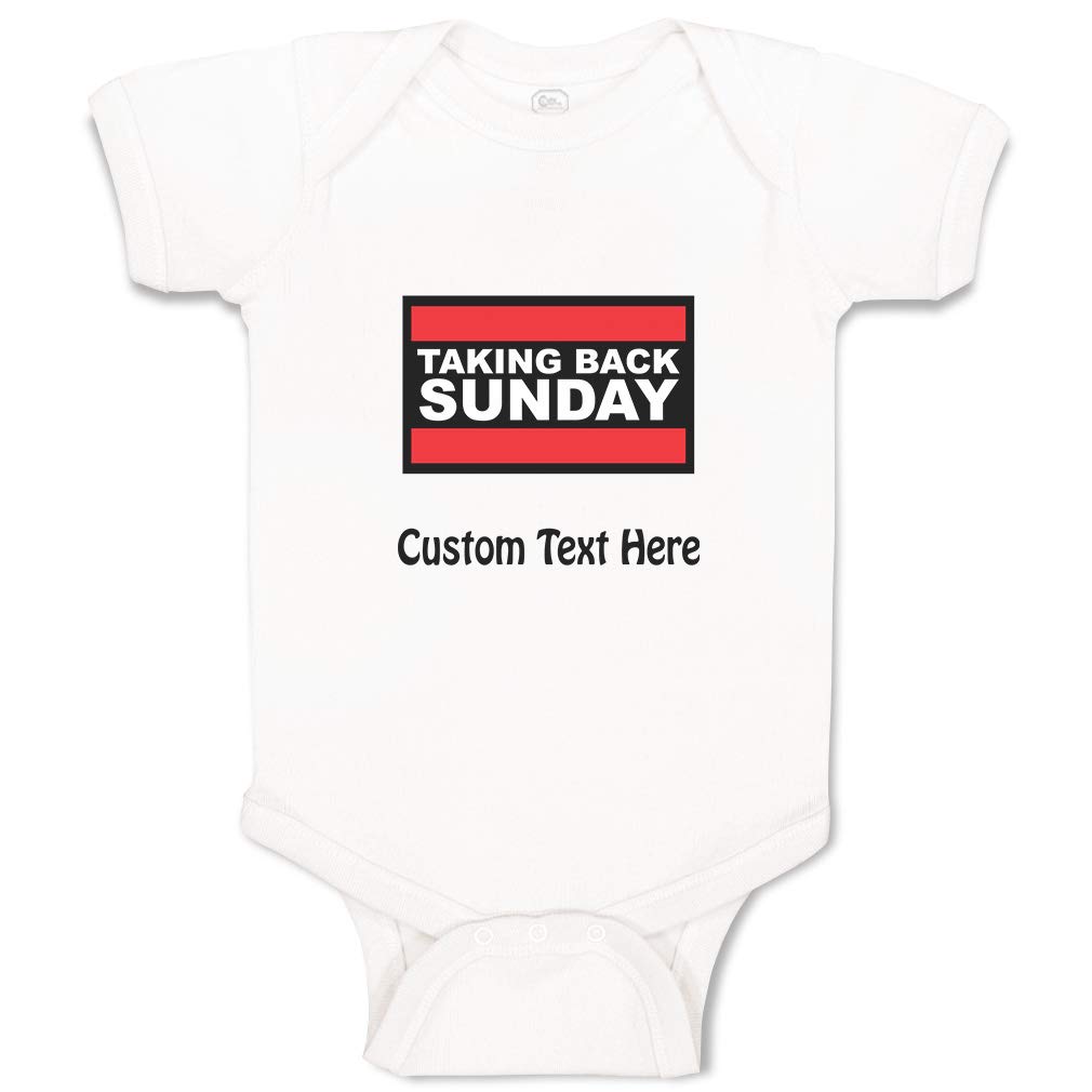 Custom Personalized Baby Bodysuit - Soft Cotton Onesies for Boys & Girls - Perfect for Family Photos, Birthday Gifts & Taking Back Sunday Concerts
