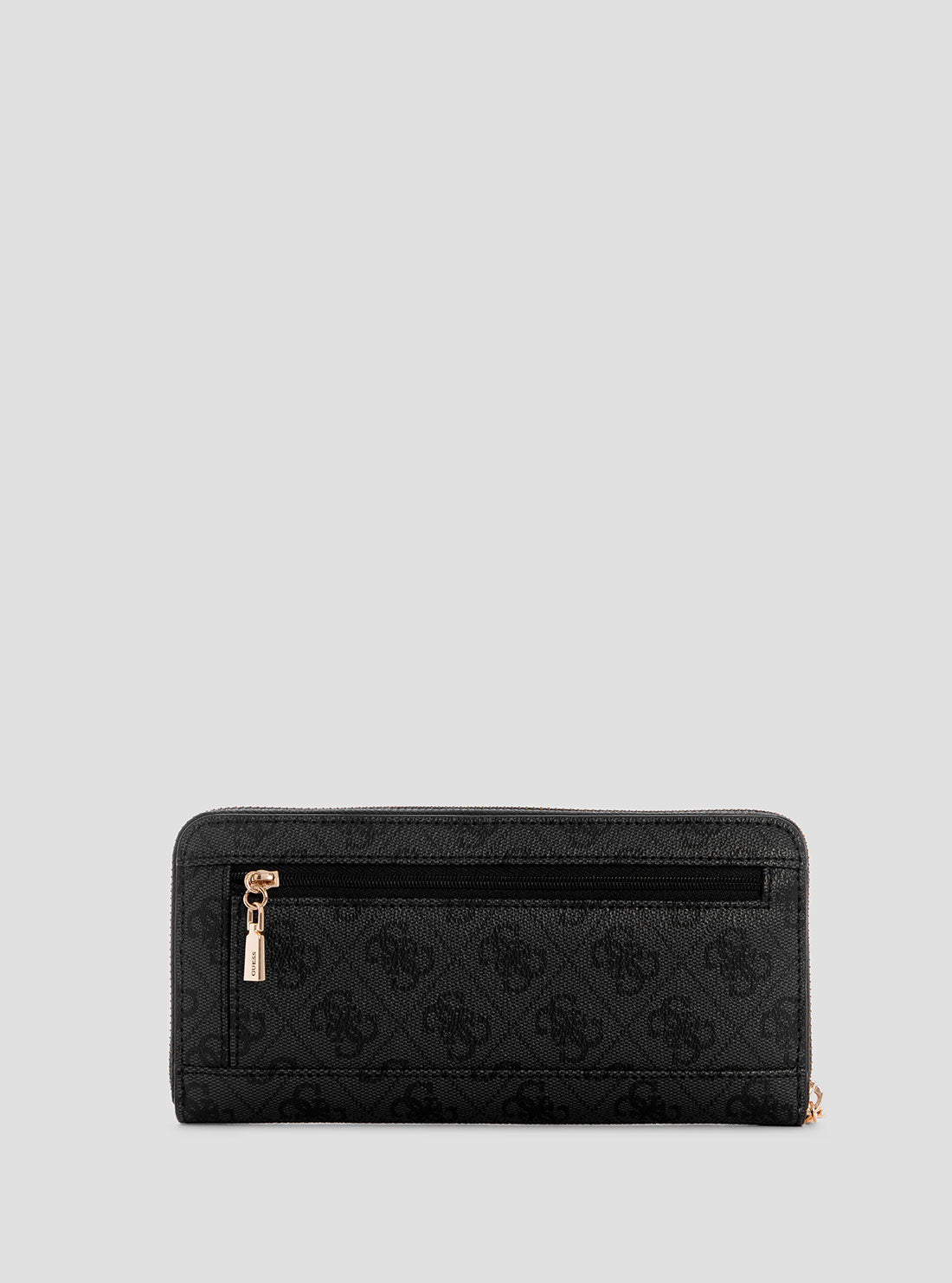 Black Logo Laurel Large Wallet for Women - Stylish & Spacious Leather Bifold Wallet - Perfect for Everyday Use, Travel & Gift Giving