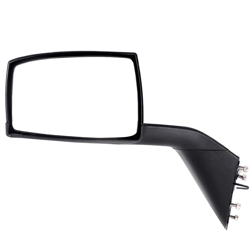 ECCPP Black Passenger Side Truck Hood Mirror for Volvo VNL & VN 2004-2016 - Replacement Tow Mirror with Mounting Plates | Heavy Duty Towing, Long Haul Trucking & Commercial Vehicle Safety Accessories
