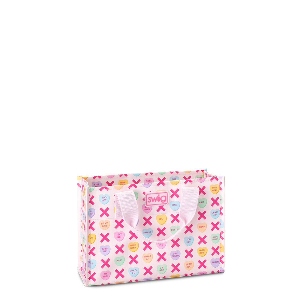 Be Mine Reusable Shopping Bag Small - Eco-Friendly Grocery Tote for Groceries, Farmers Market & Everyday Use