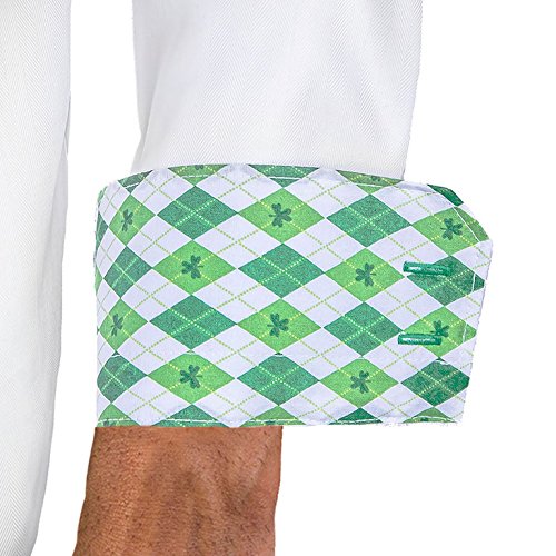 St. Patrick's Day Dress Shirts for Men - Irish Spirit Green Formal Shirts - Perfect for Irish Themed Parties, Parades & Celebrations