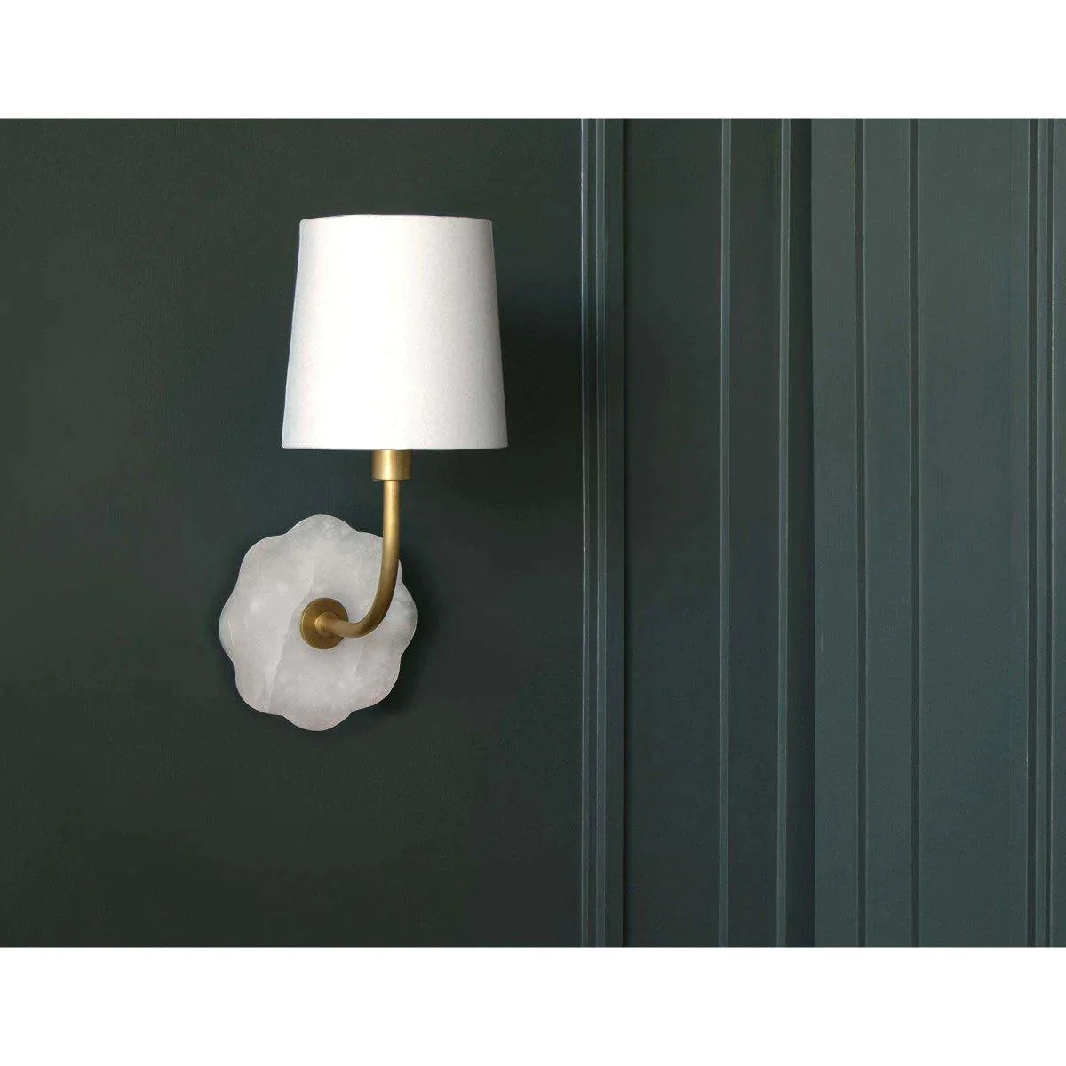 Camilla Bent Arm Sconce - Modern Wall Light Fixture for Living Room, Bedroom & Hallway | Adjustable Swing Arm Design | Matte Black Finish