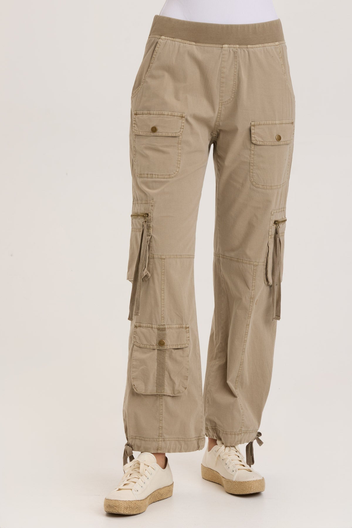 Poplin Chaucer Pants for Women - Comfortable & Stylish High-Waisted Trousers for Office, Travel & Casual Wear