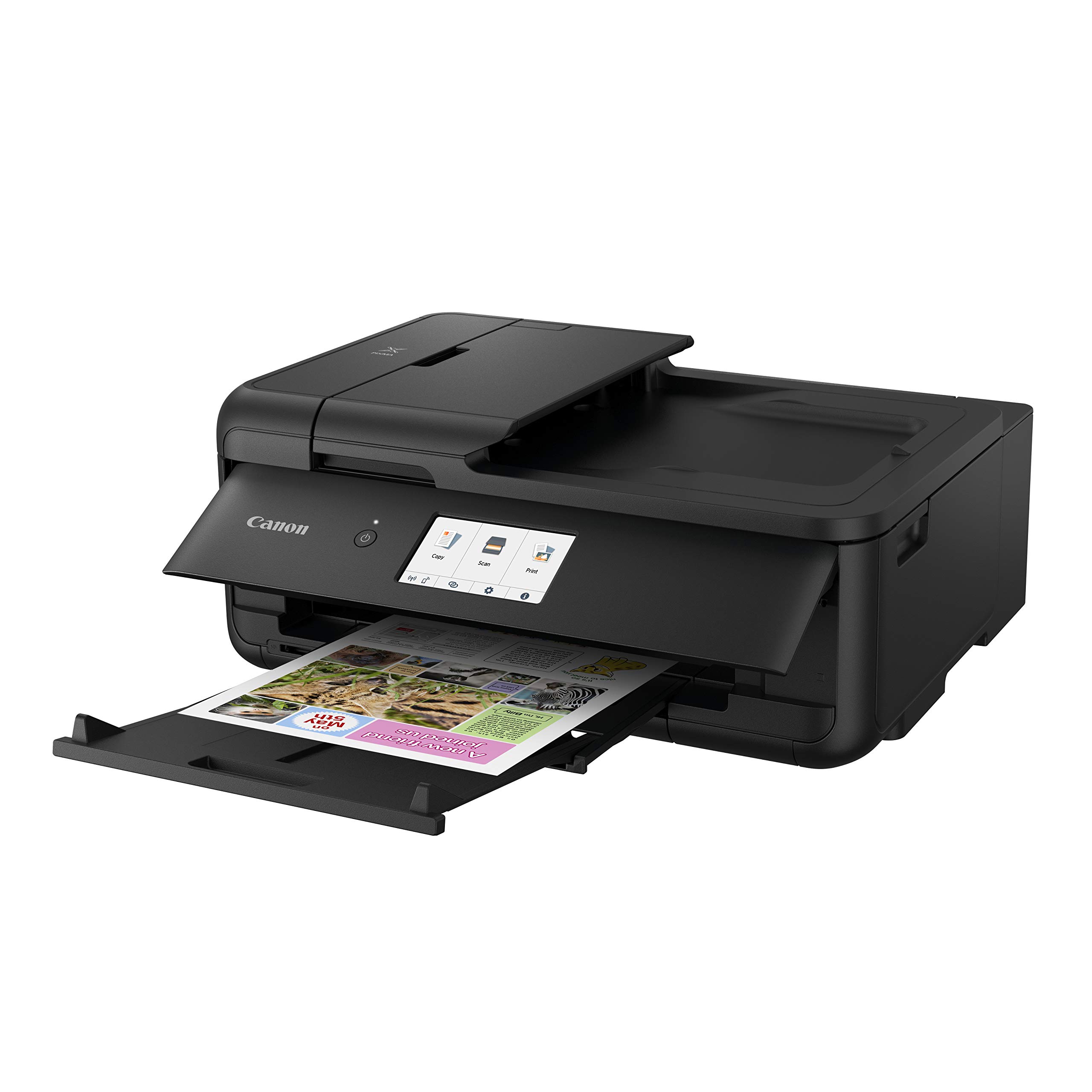 Canon TS9550 Wireless All-in-One Inkjet Printer with Scanner, Copier & Fax - Black | Ideal for Home Office, Small Business & Remote Work Printing Needs
