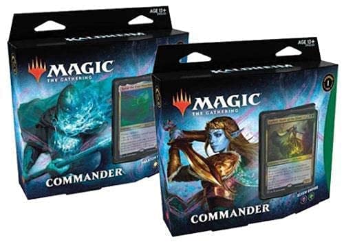 MTG Magic Kaldheim KHM Commander Decks - Complete Set of 2 Decks for Epic Multiplayer Battles | Perfect for Commander Format & Magic: The Gathering Tournaments