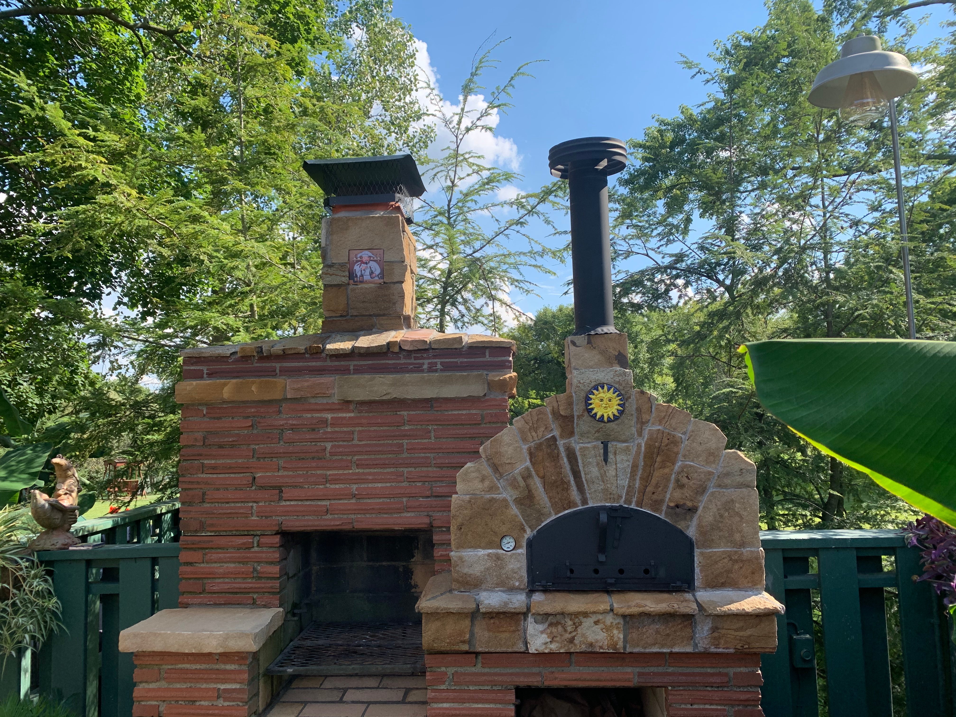 Builders Custom Model Pizzaioli Wood Fired Hybrid Pizza Oven - Perfect for Outdoor Cooking, Backyard Parties & Authentic Italian Pizza Making