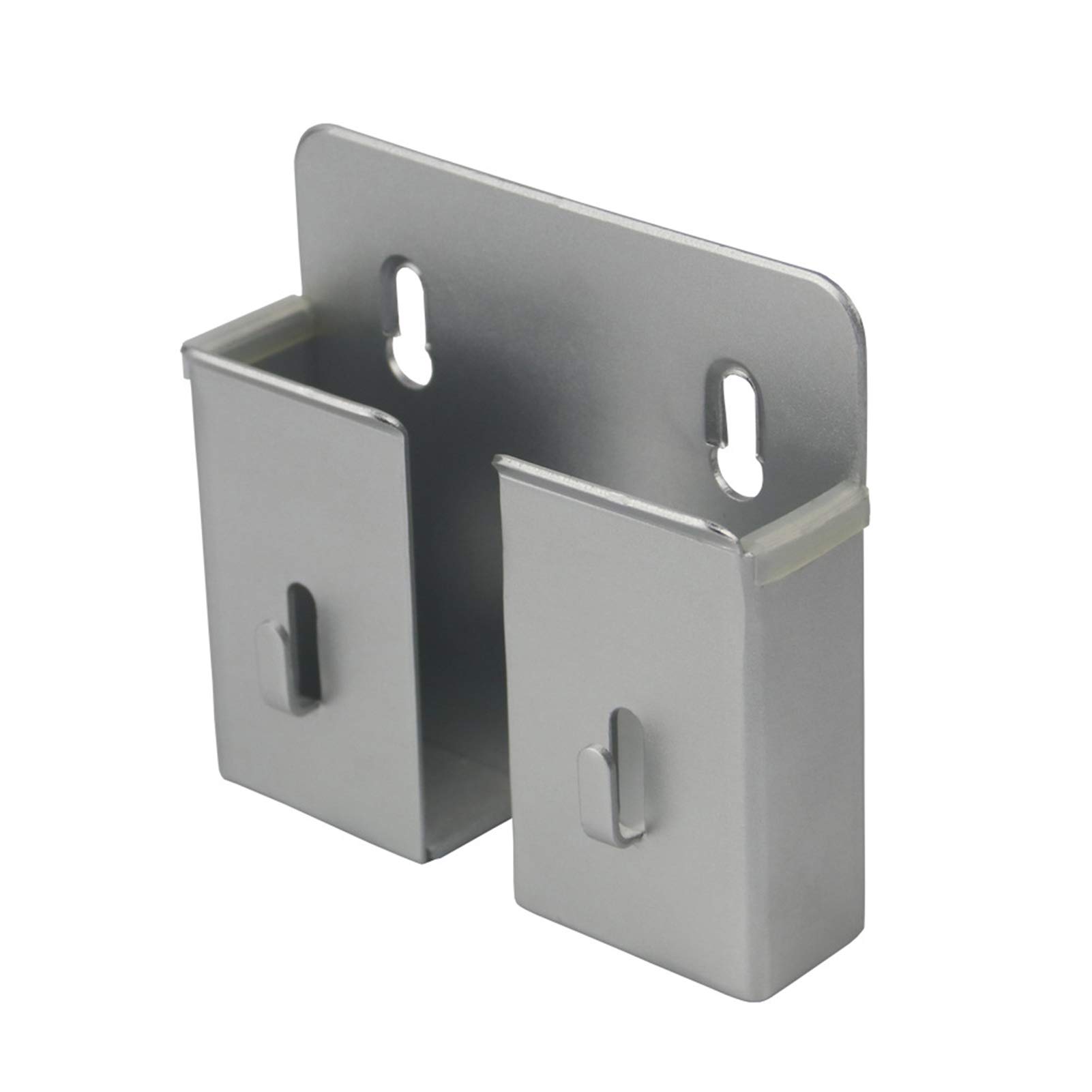 LINASHI Mini Aluminum Alloy Phone Holder - Wall Mount Key Hook Organizer for iPhone & Android - Perfect for Home, Office, and Car Storage