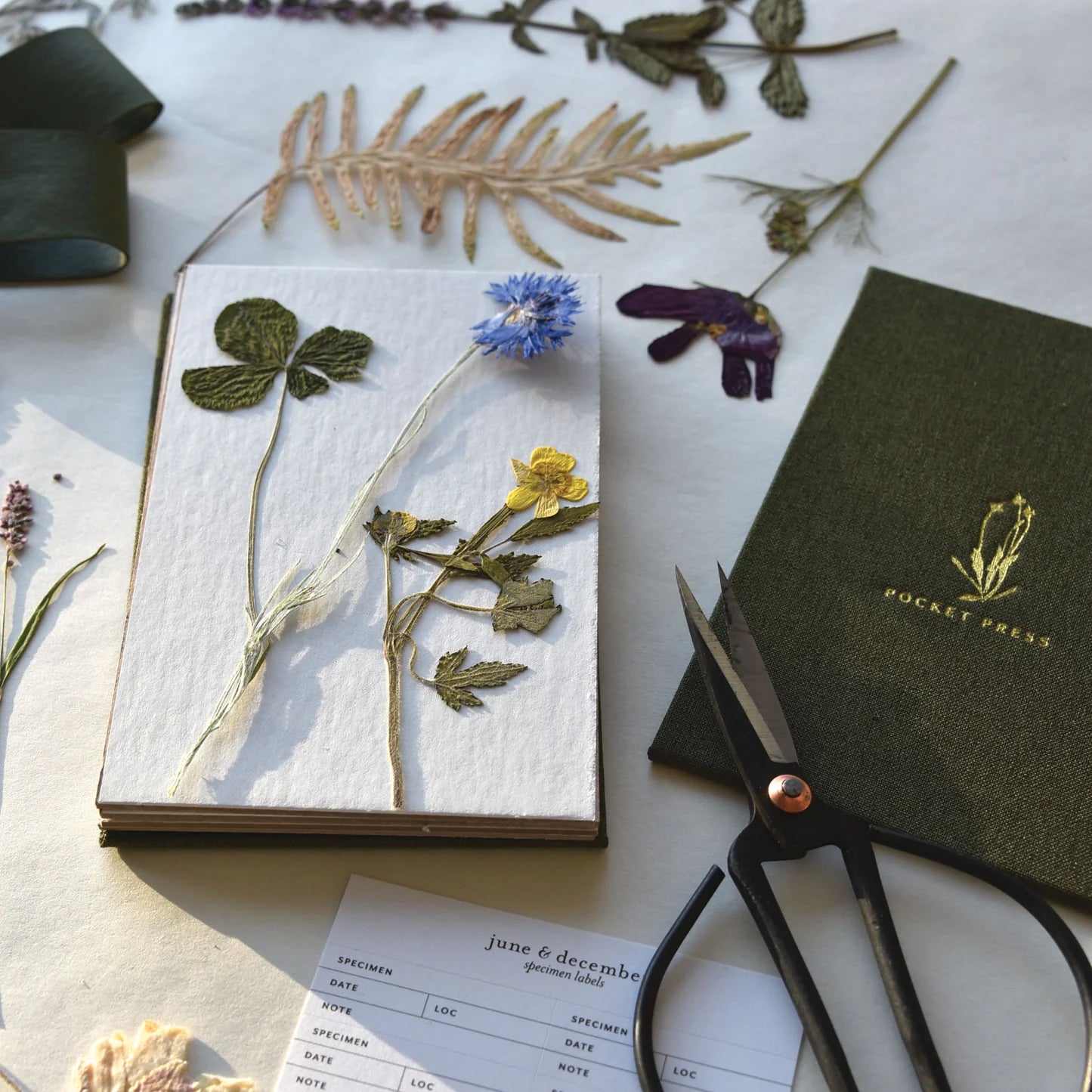Portable Flower Press Kit for Drying & Preserving Flowers - Perfect for DIY Crafts, Scrapbooking & Nature Lovers